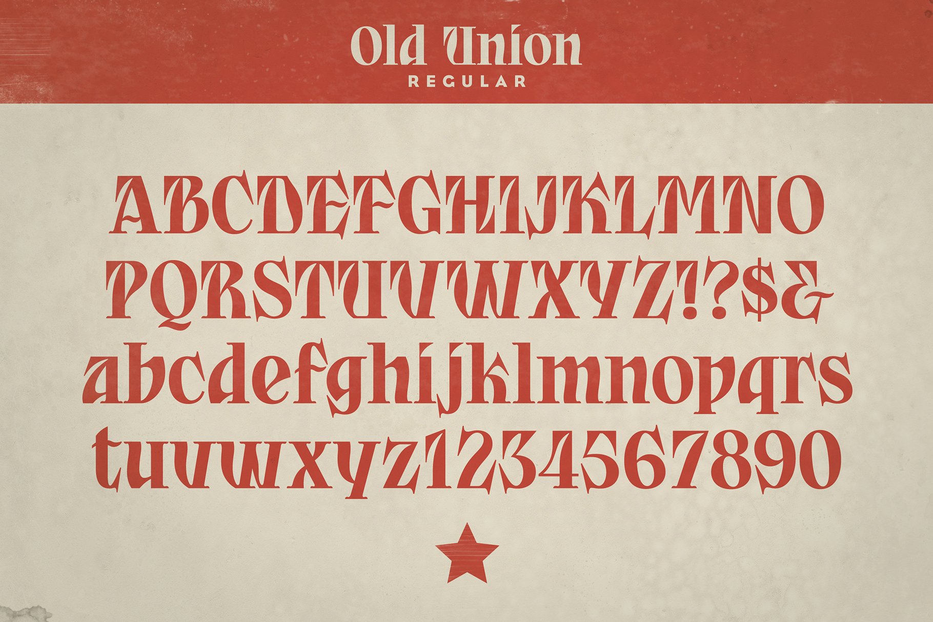 Old Union Fontpreview image.