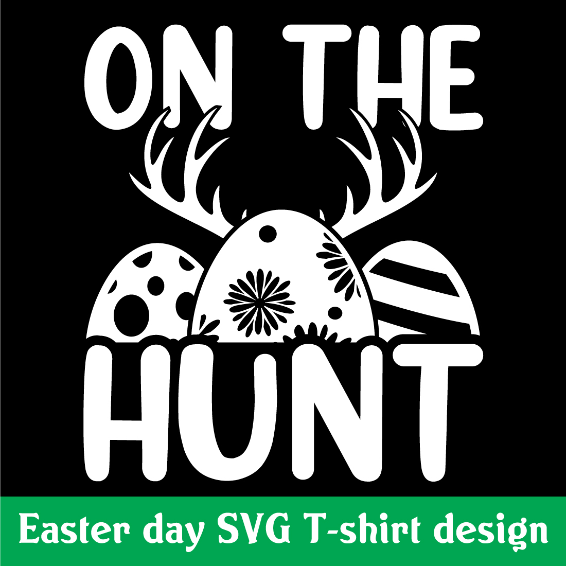 On the Hunt T-shirt design preview image.