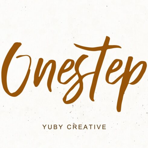 Onestep Handmade Brush Font cover image.