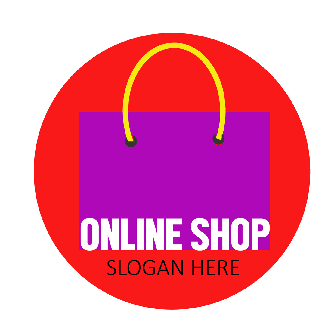 Online Shop Logo Vector Set! preview image.