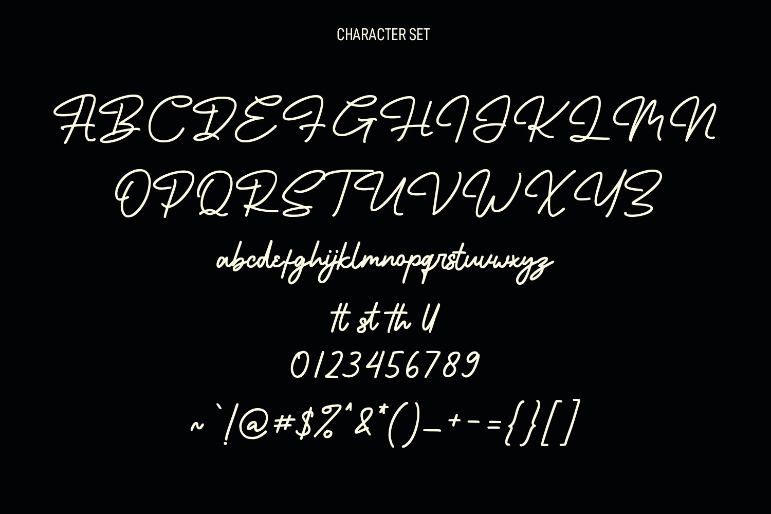 Oplexys Monoline Signature Script preview image.