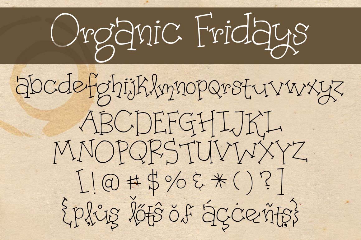 Organic Fridays preview image.