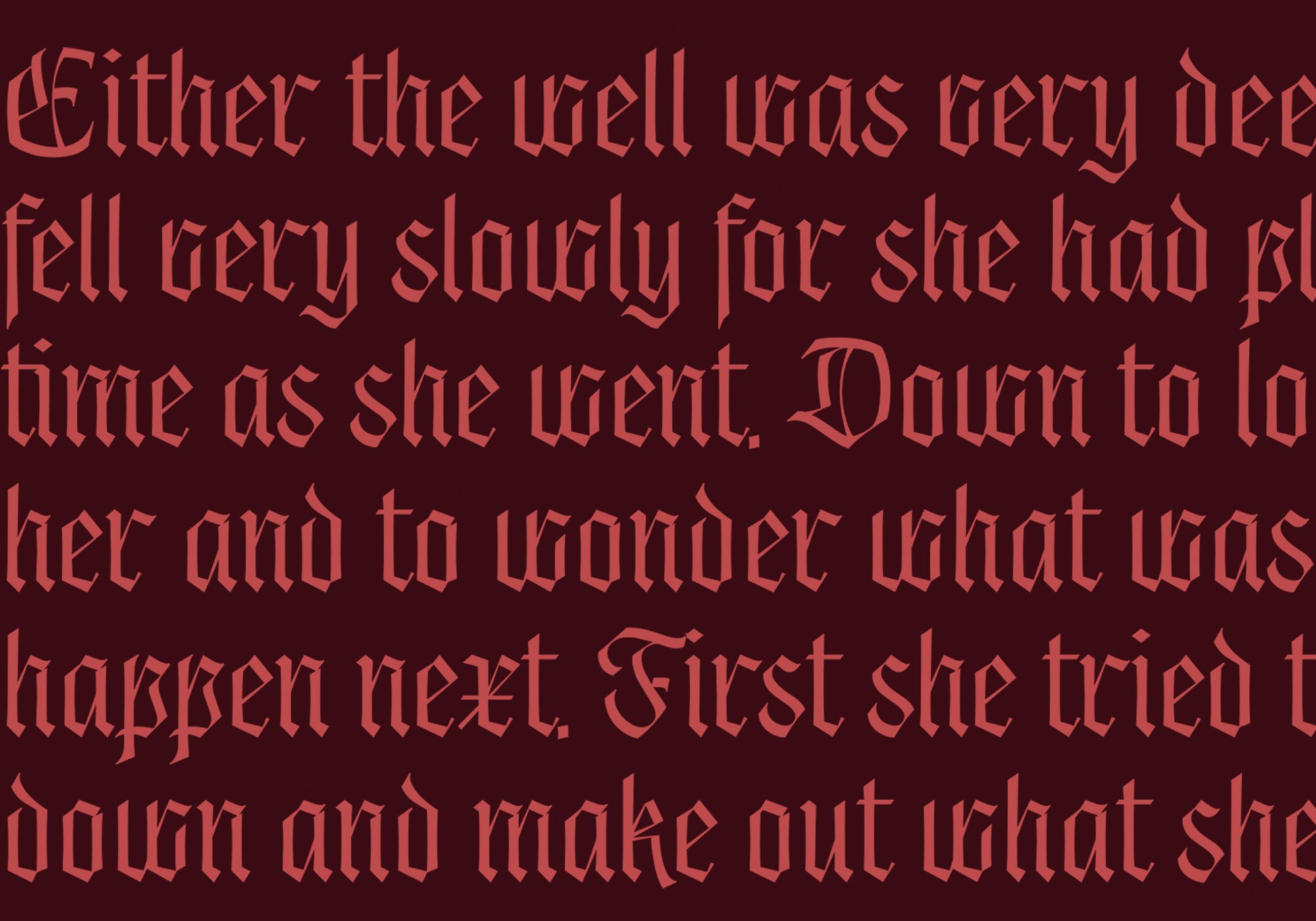 Origen Family Font preview image.