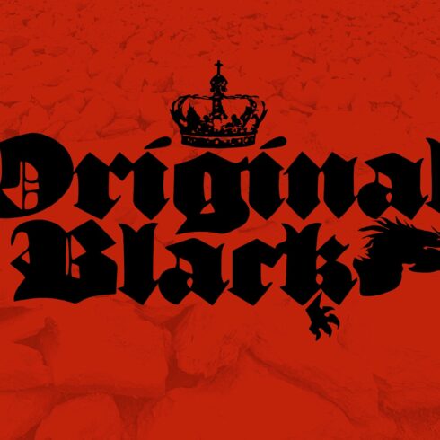 Original — 4 Bold Blackletter Fonts cover image.