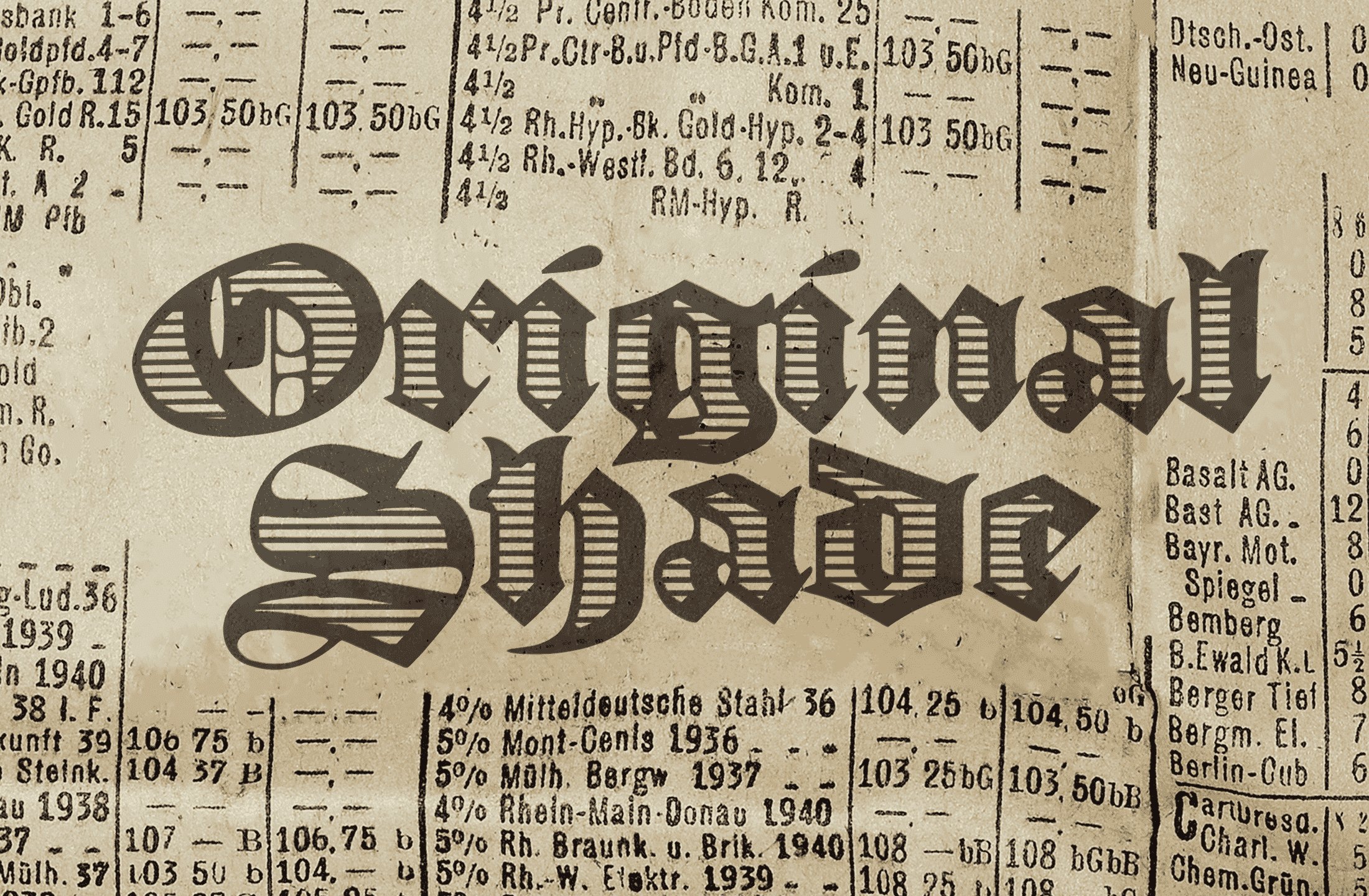 Original — 4 Bold Blackletter Fonts preview image.