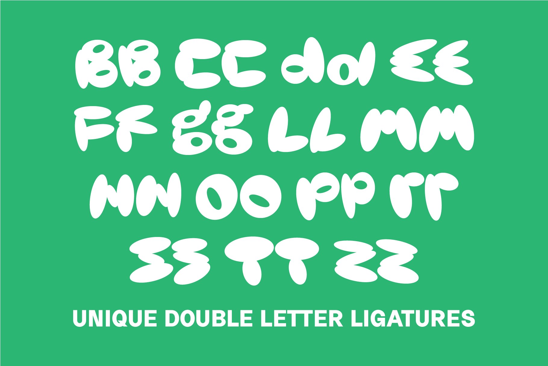 orvil bubble font doubles 138