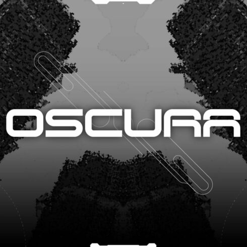 OSCURA - Futuristic Display Font cover image.