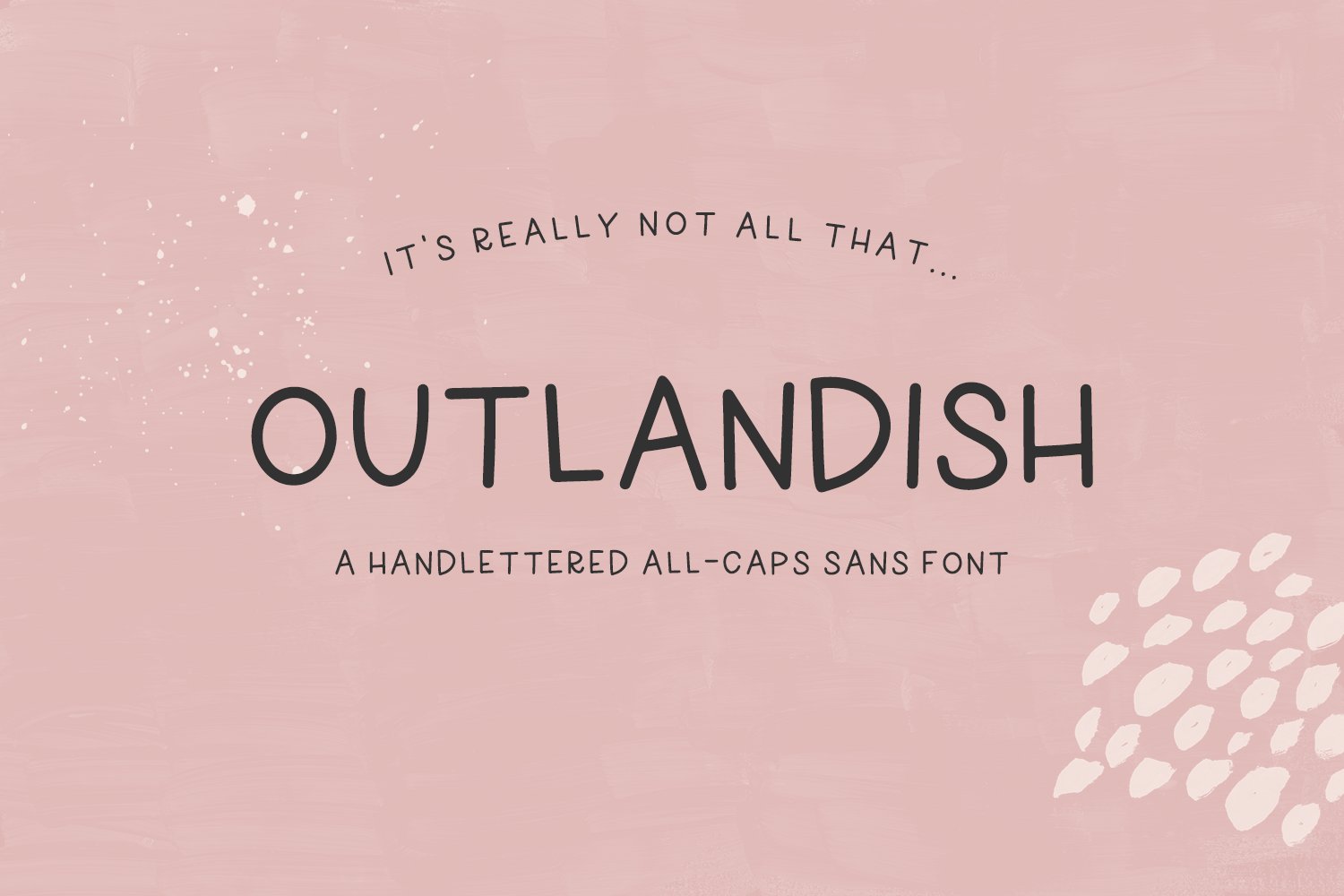 Outlandish Sans cover image.