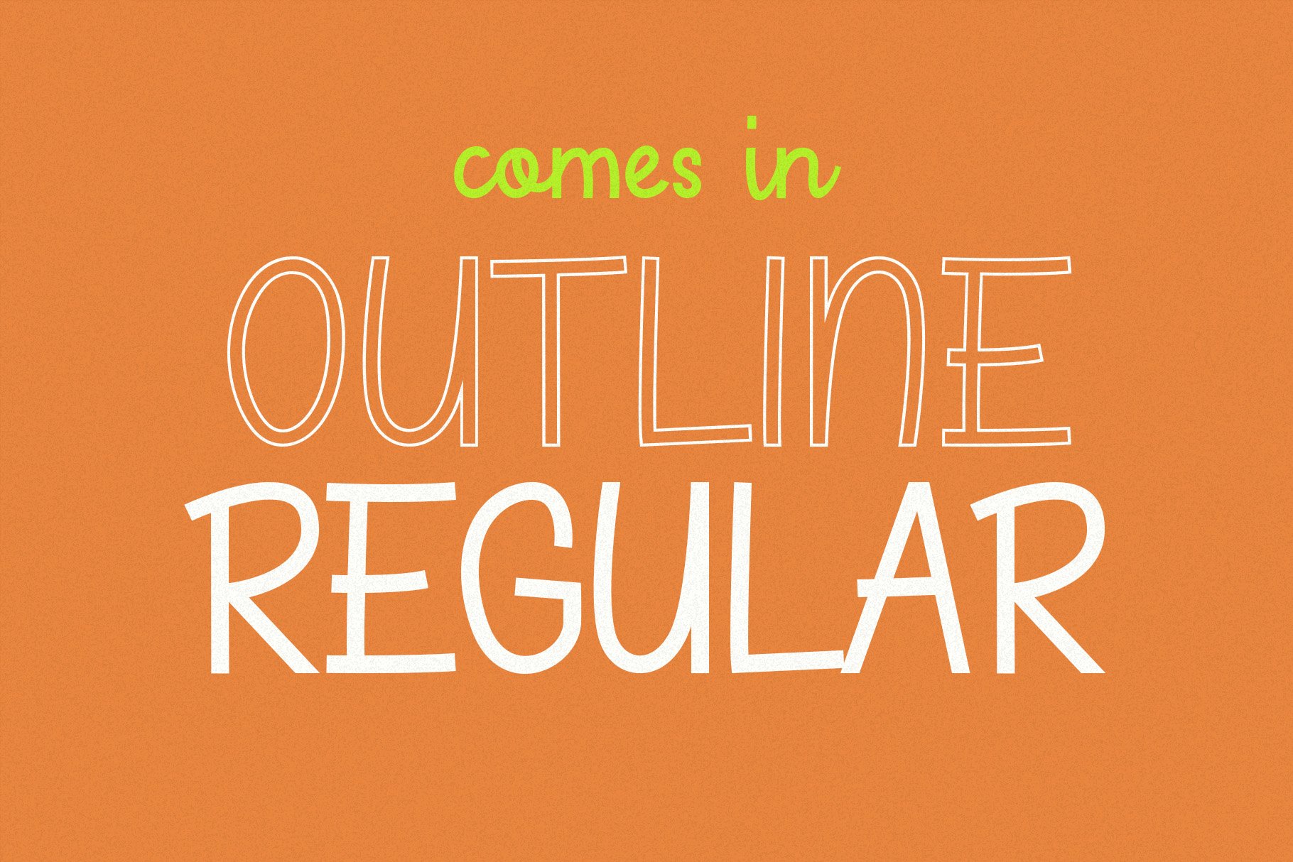 Carrot - Handwritten Font preview image.