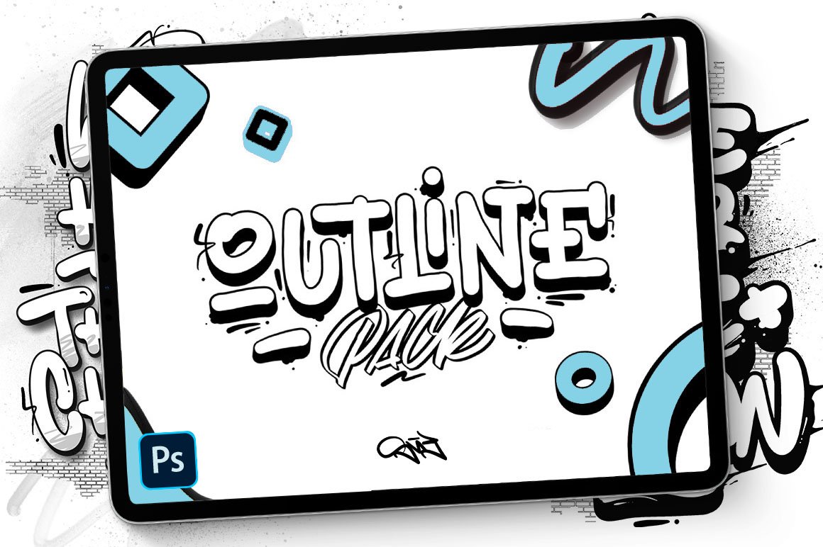 Outline Pack - Brushes for Photoshopcover image.