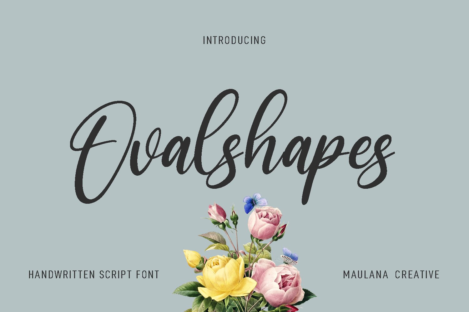 Ovalshapes Script Font cover image.