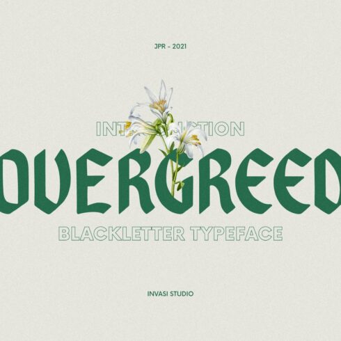 Overgreed - Rounded Blackletter cover image.