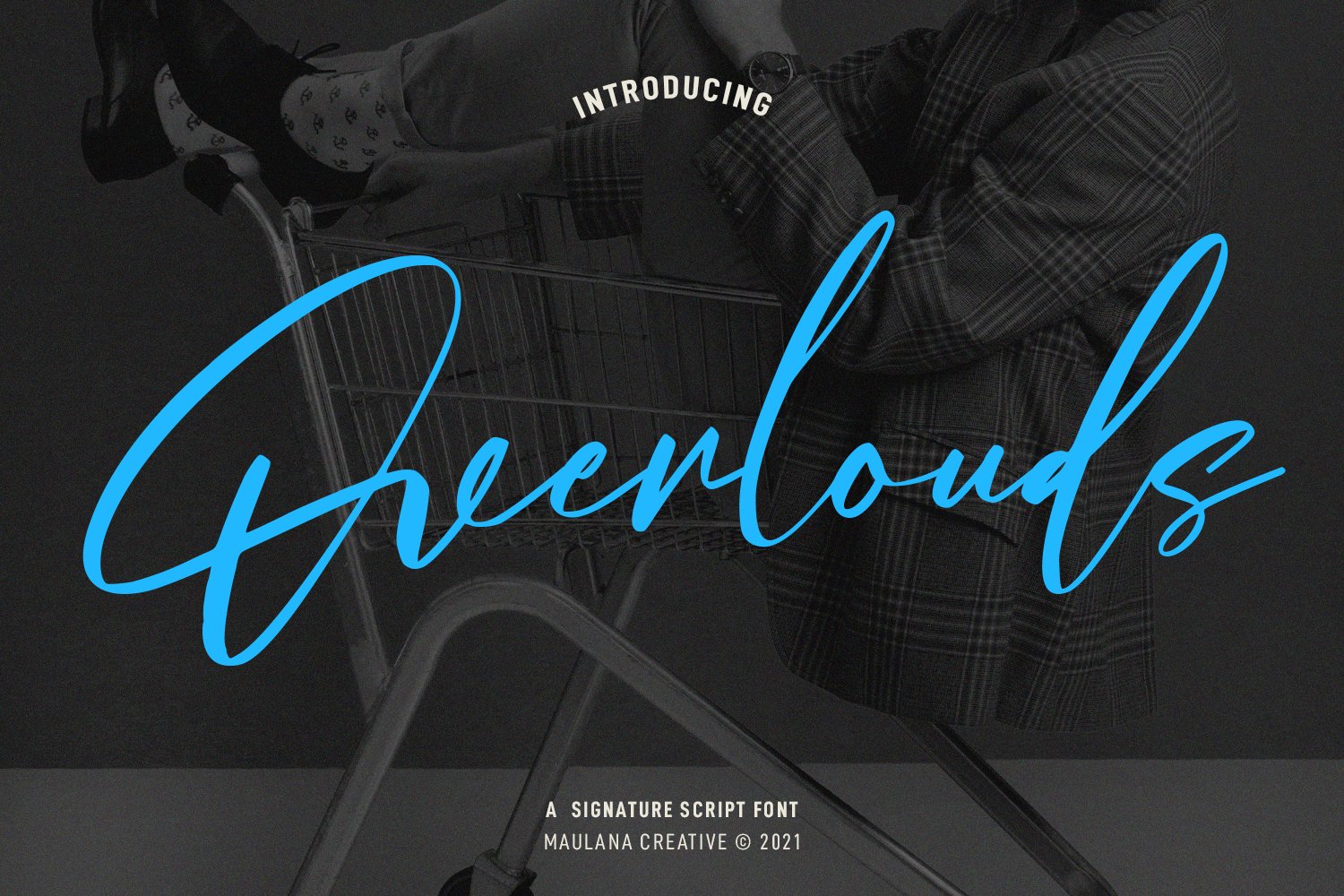 Overlouds Signature Brush Font cover image.