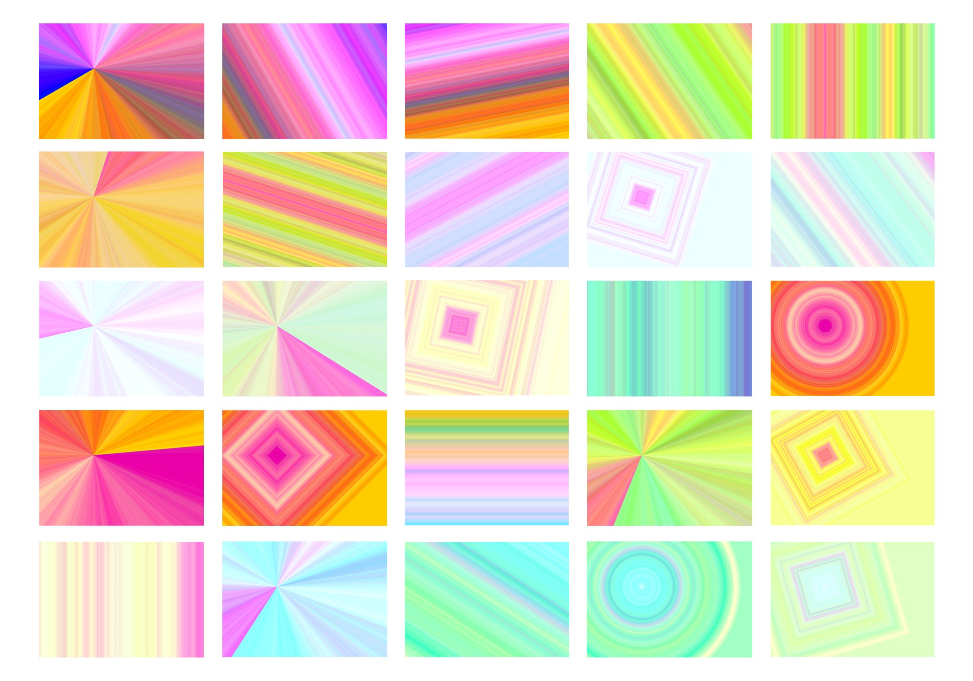 Bright Modern Gradients X50preview image.