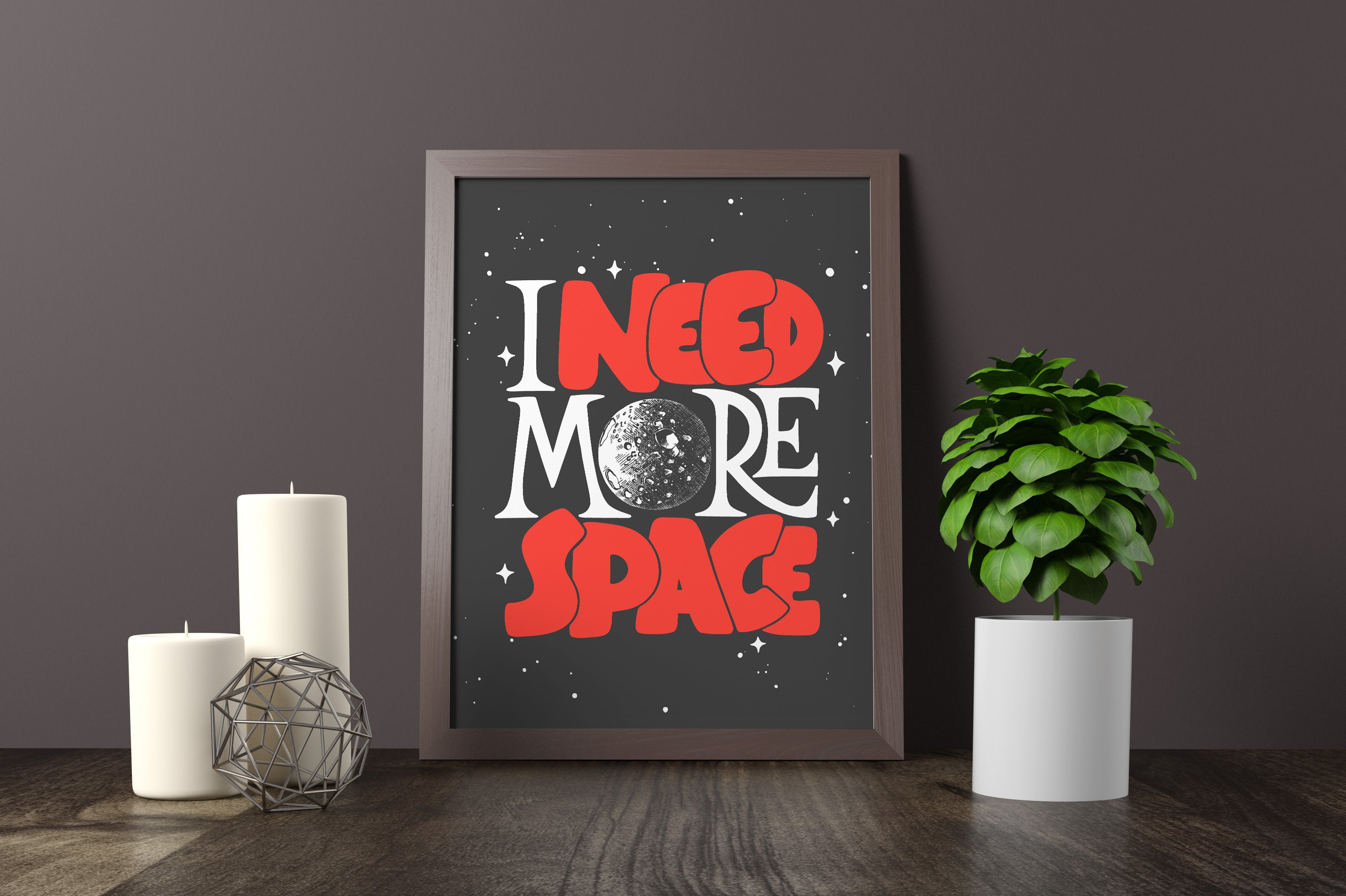 Picture of a picture of a space shuttle with the words i need more space.
