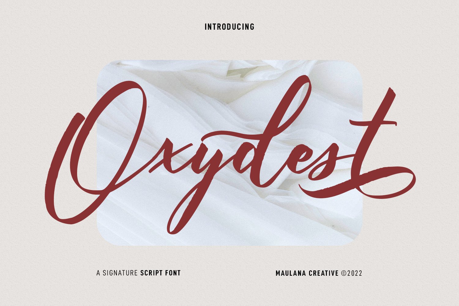 Oxydest Script Font cover image.