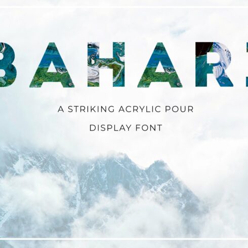 BAHARI Display Font cover image.