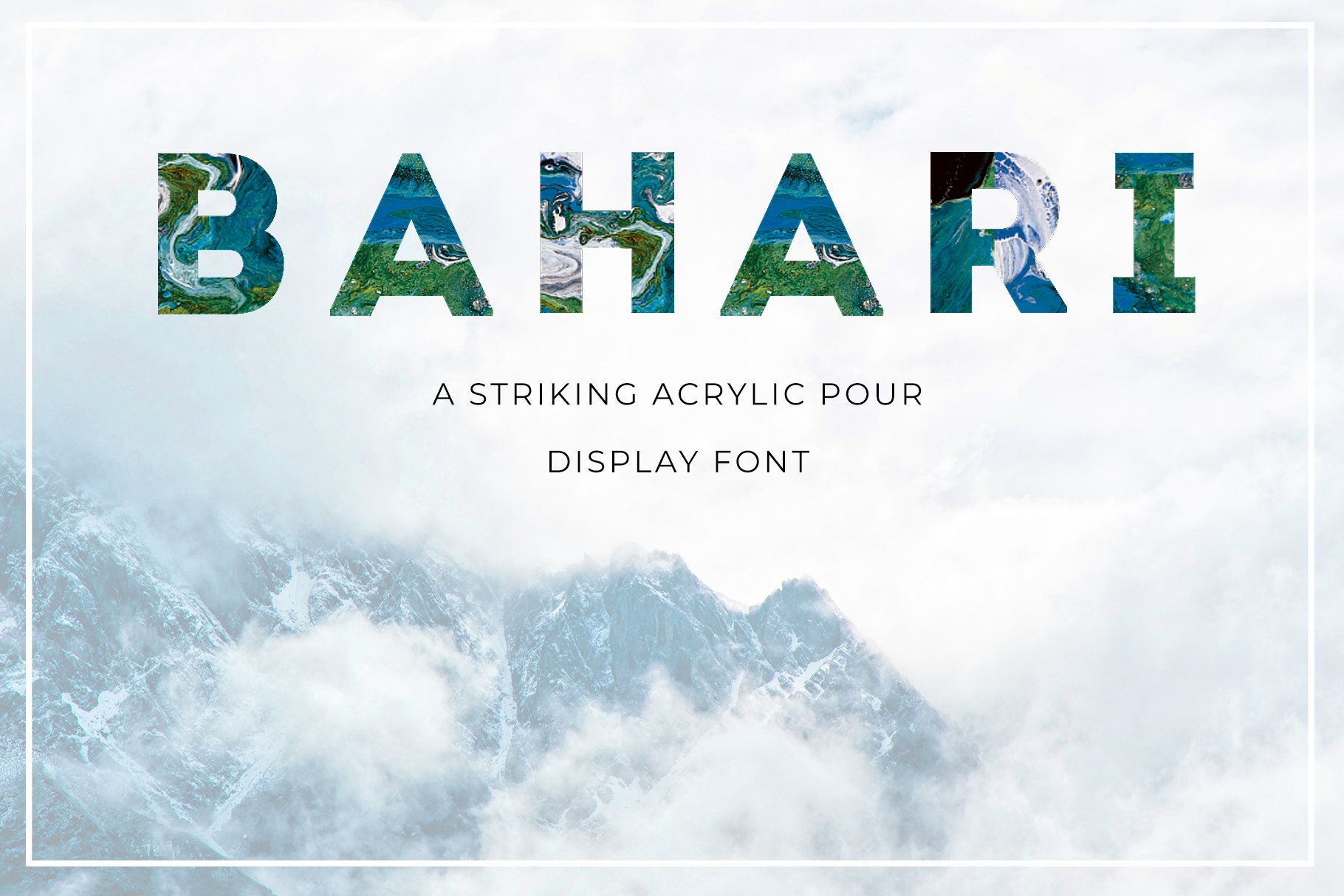 BAHARI Display Font cover image.