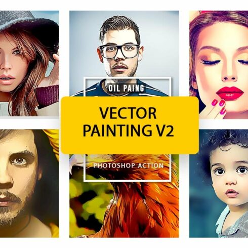 Vector Painting V2 Photoshop Actionscover image.