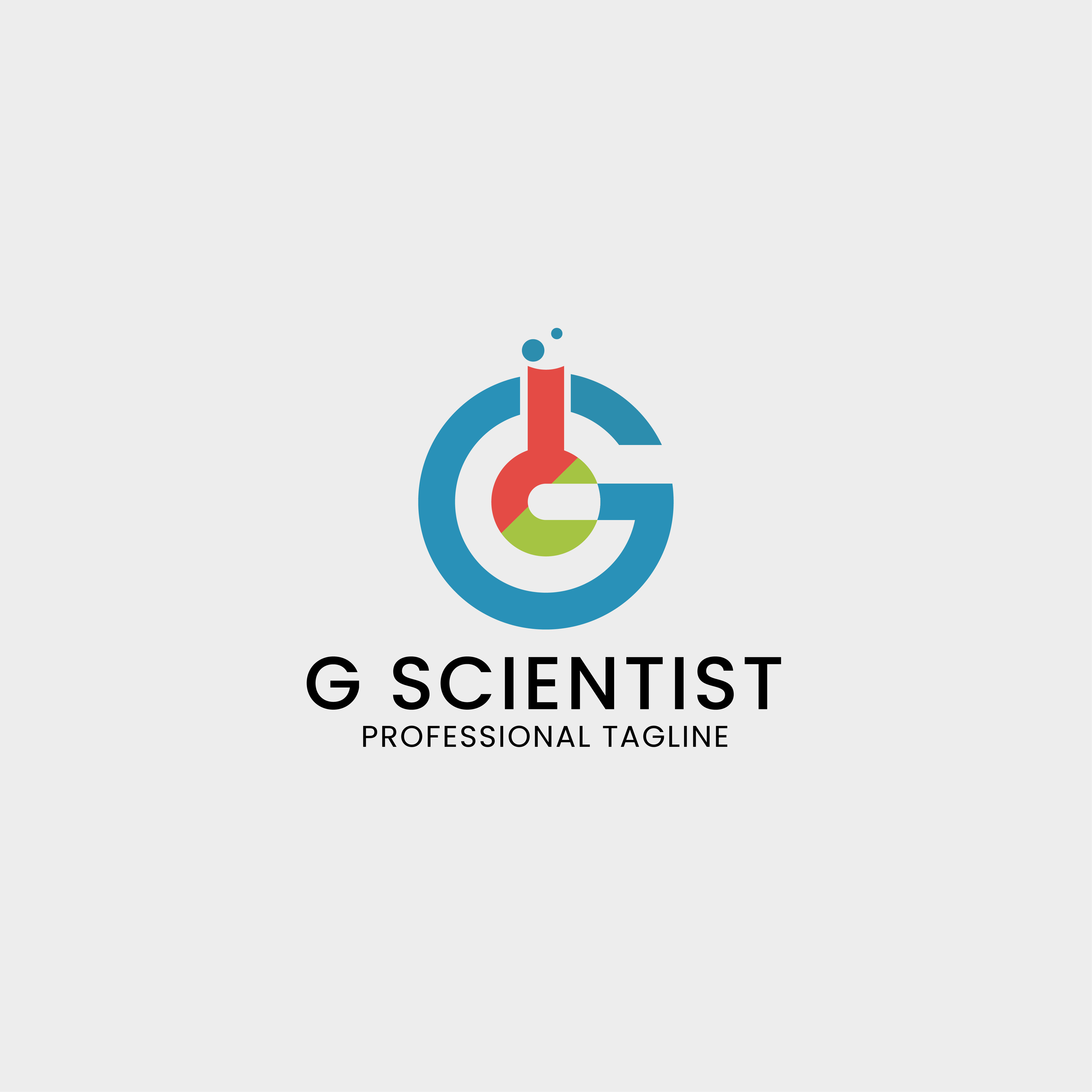 G scientist logo design cover image.