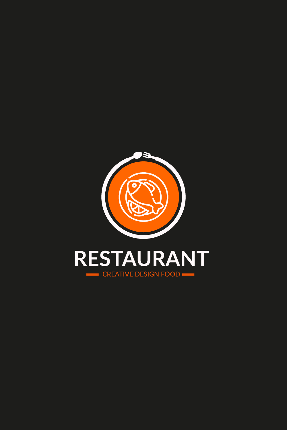 food logo deisgn pinterest preview image.
