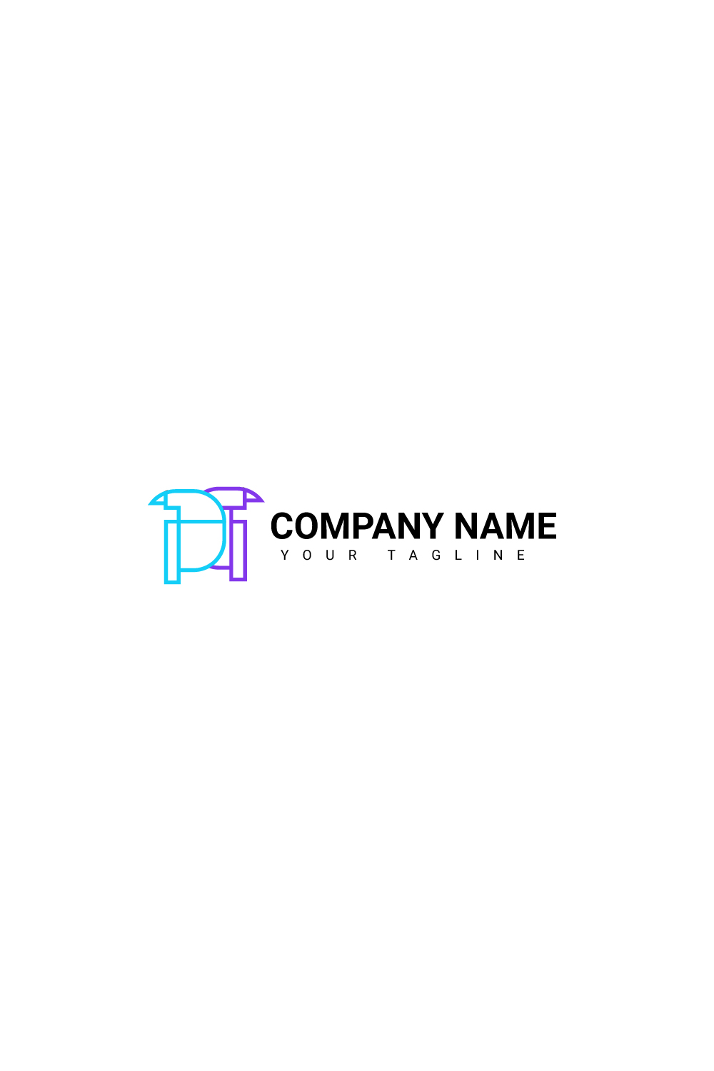 company logo design pinterest preview image.