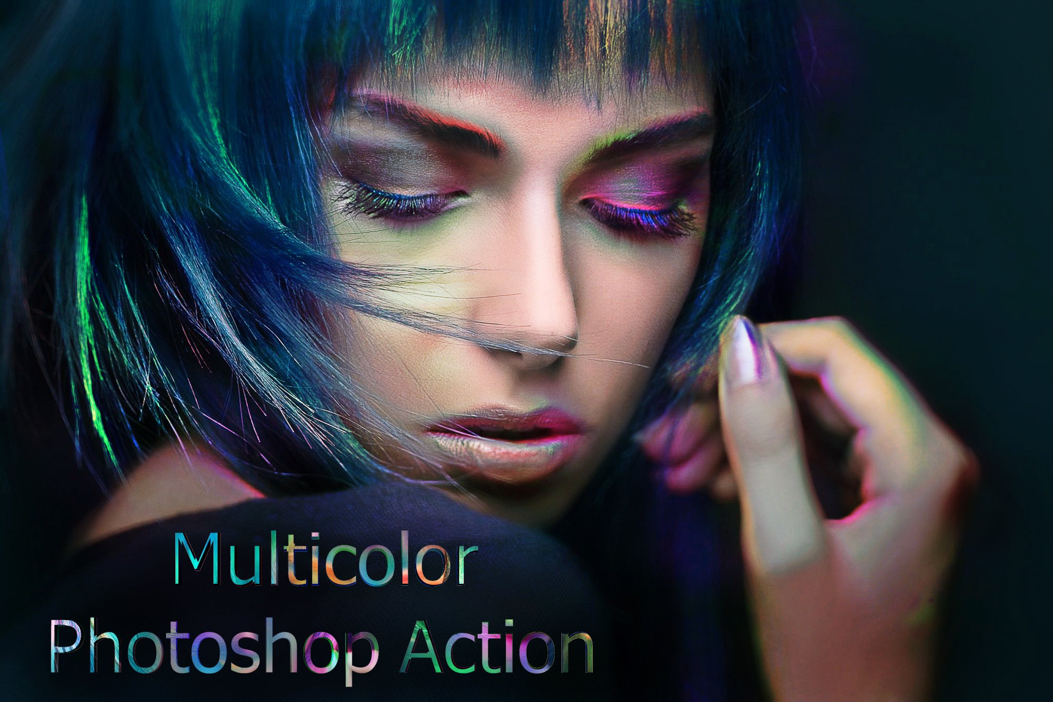 Multicolor Photoshop Actioncover image.