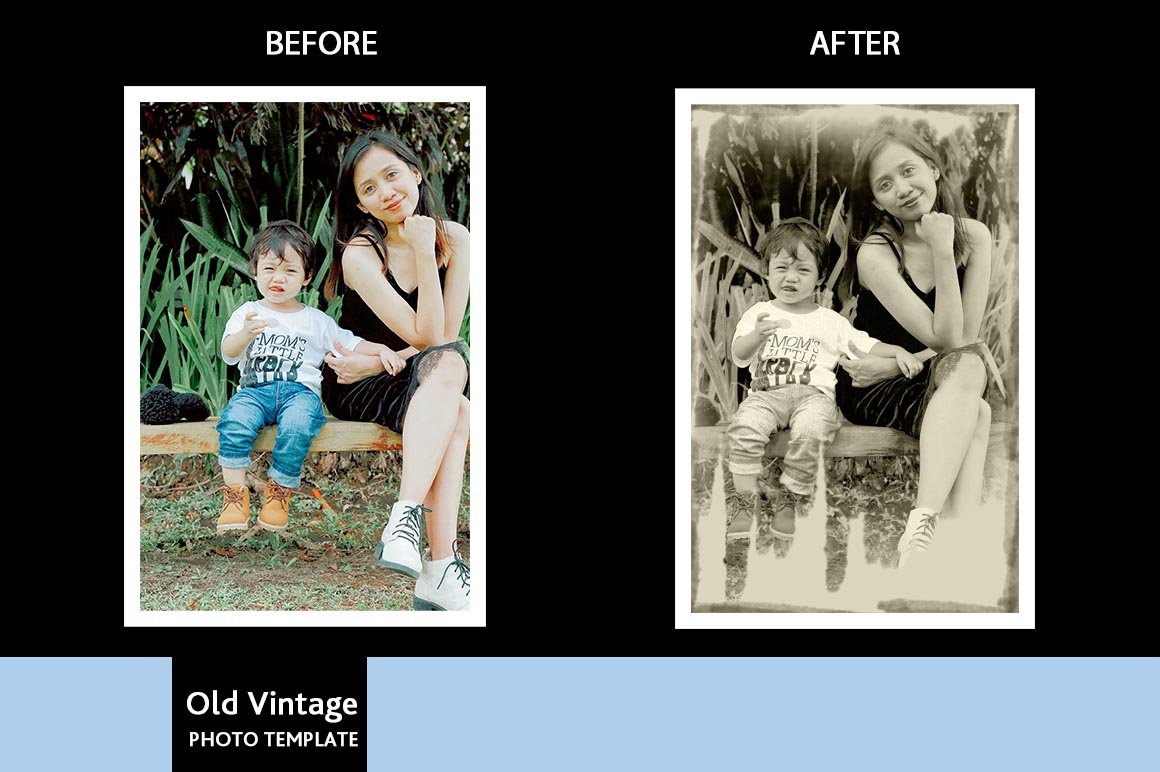 Old Vintage Photo Templatepreview image.