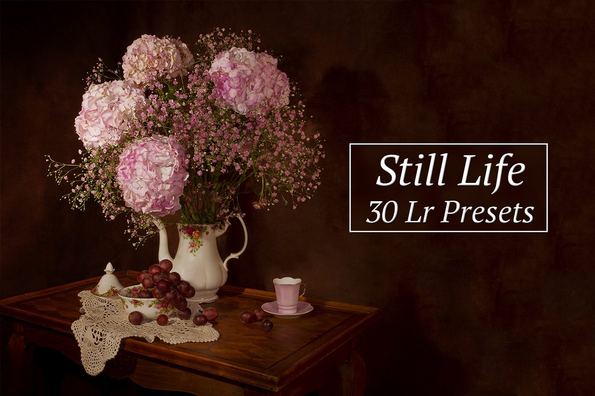 30 Still Life Lr Presetscover image.