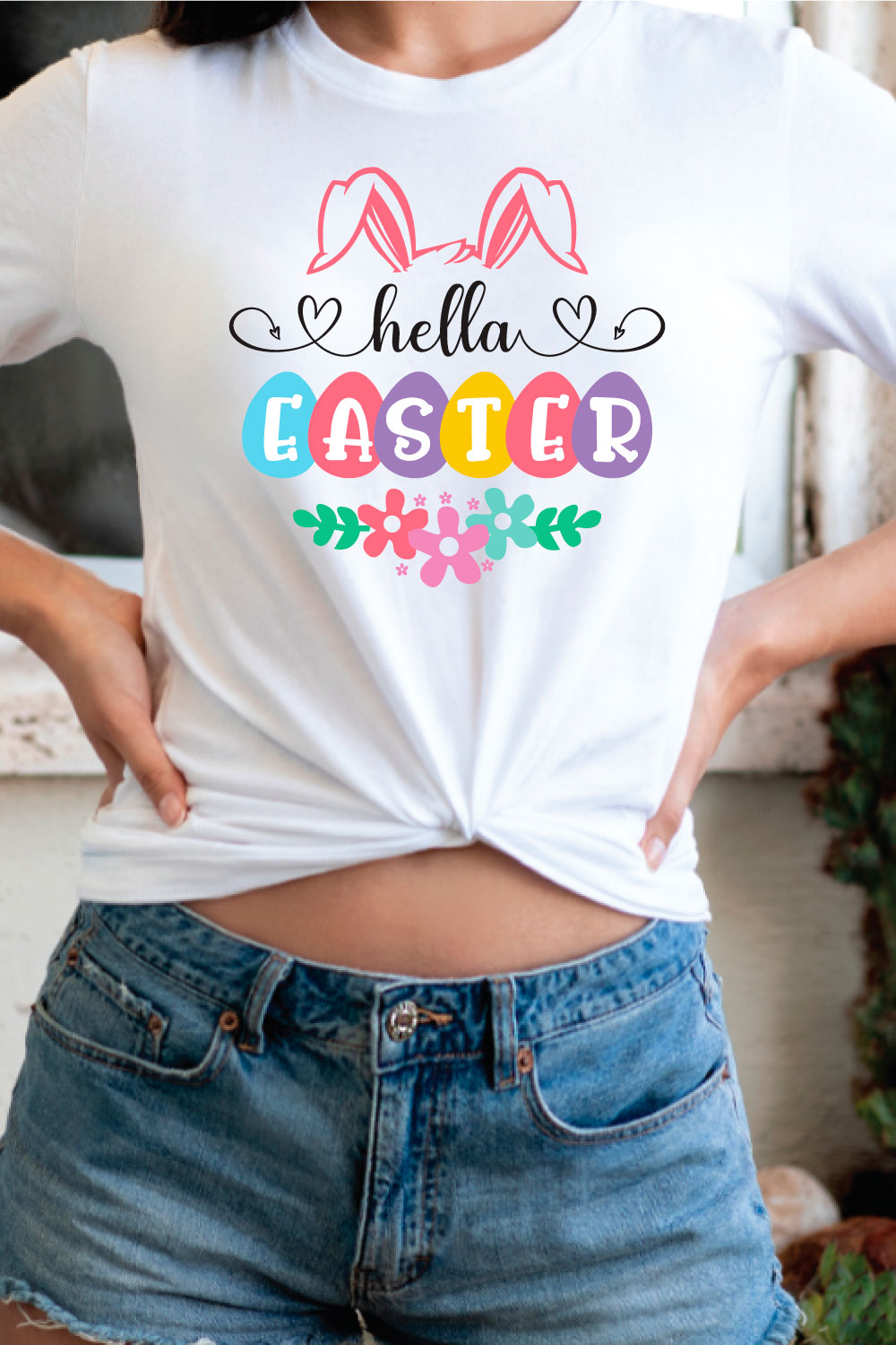 hello easter svg pinterest preview image.