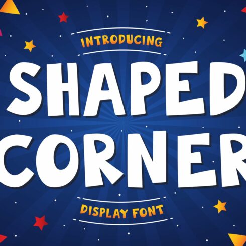Shaped Corner | Font cover image.