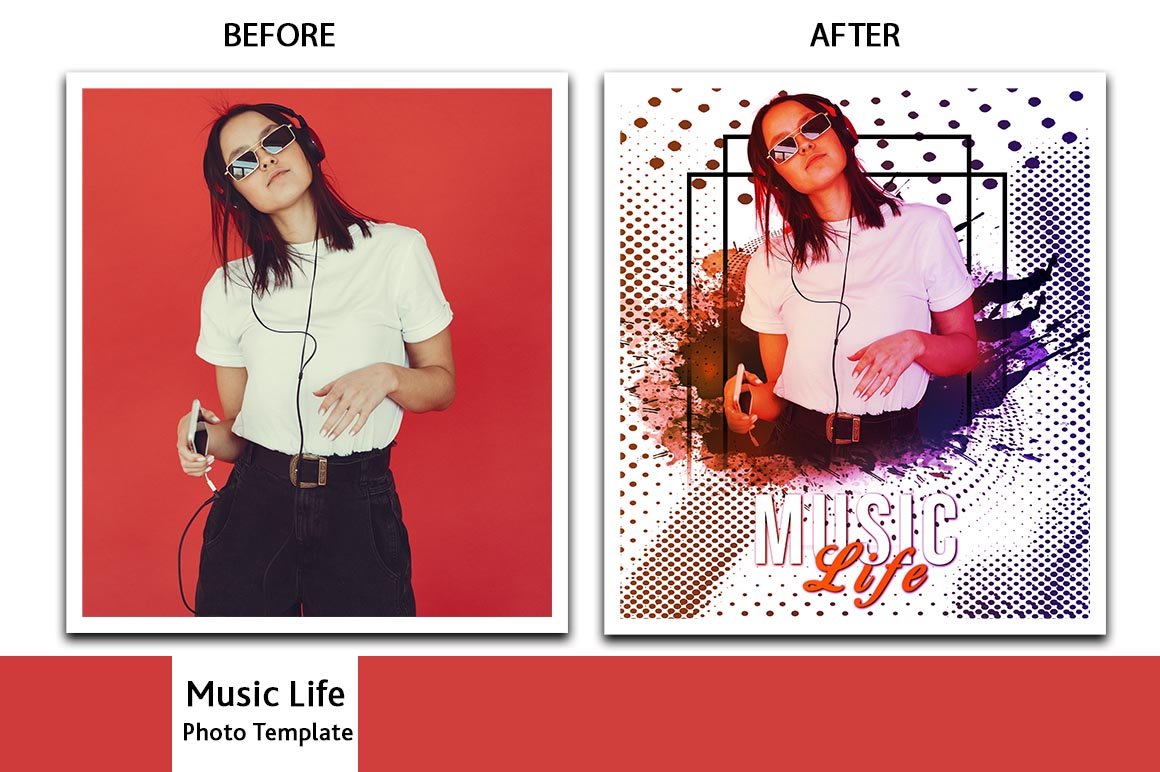 Music Life Photo Templatepreview image.