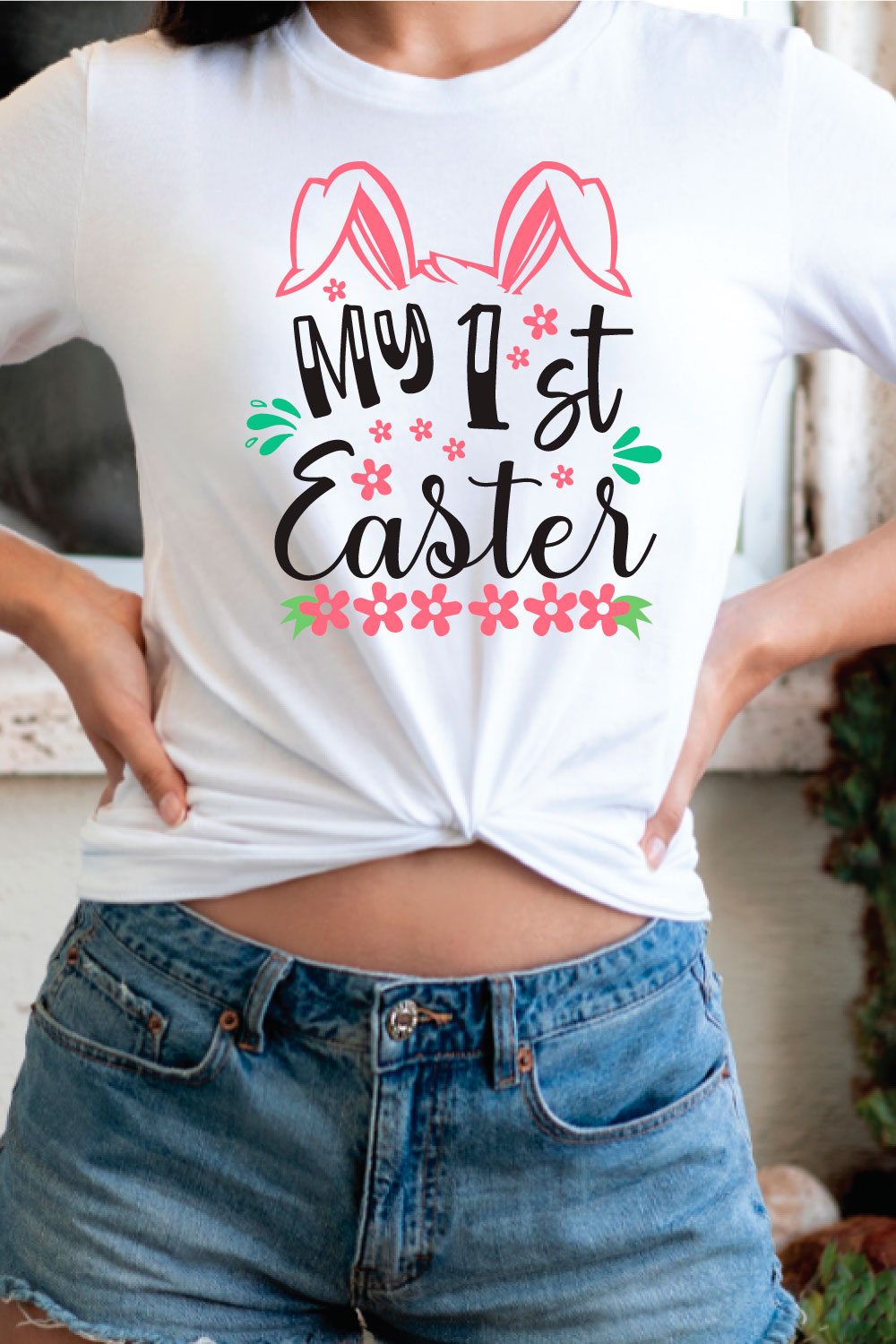 my 1st easter svg pinterest preview image.