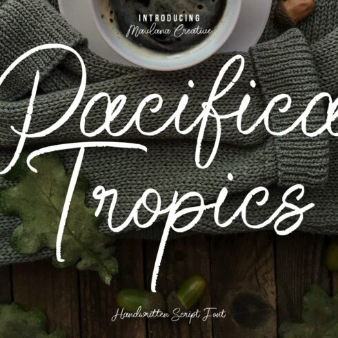 Pacifica Tropics Script Font cover image.