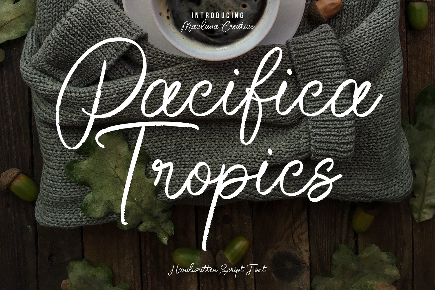 Pacifica Tropics Script Font cover image.