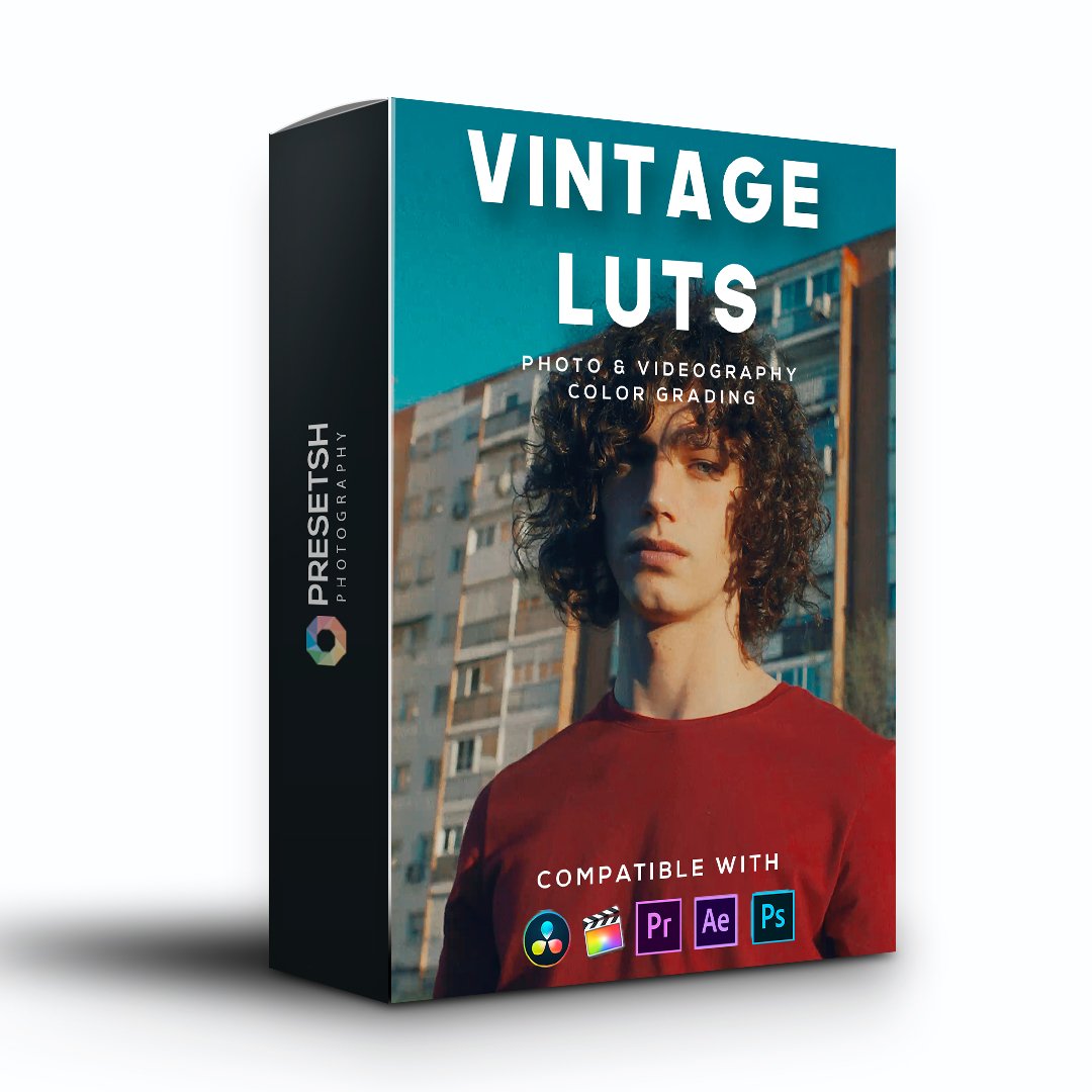 Vintage LUTs for Color Gradingcover image.