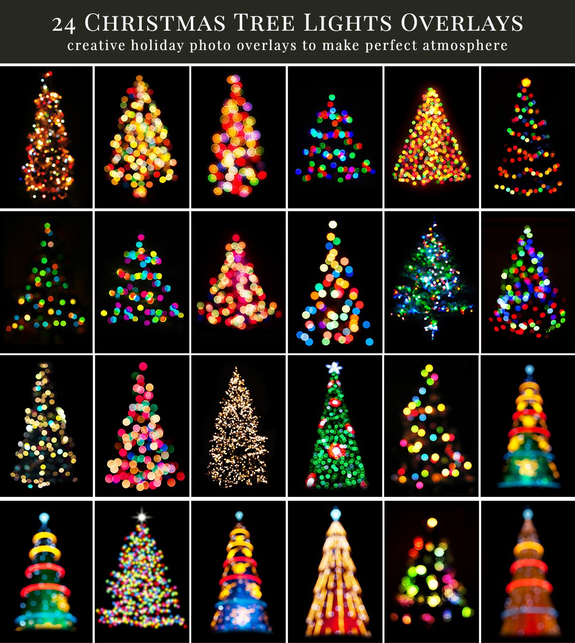 Christmas Trees photo overlayspreview image.