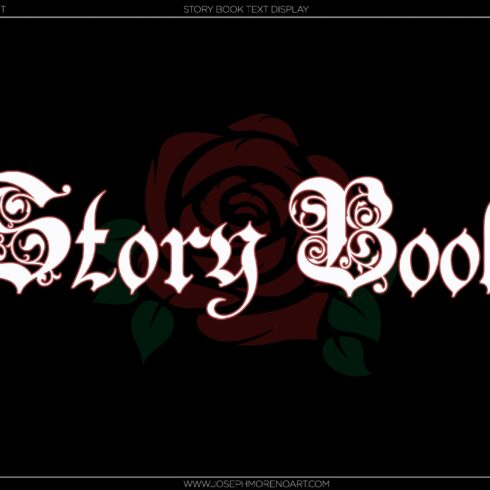 Story Book Text cover image.