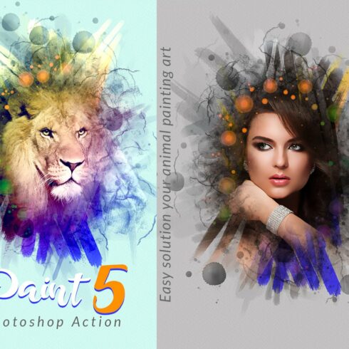 Paint Photoshop Action 5cover image.