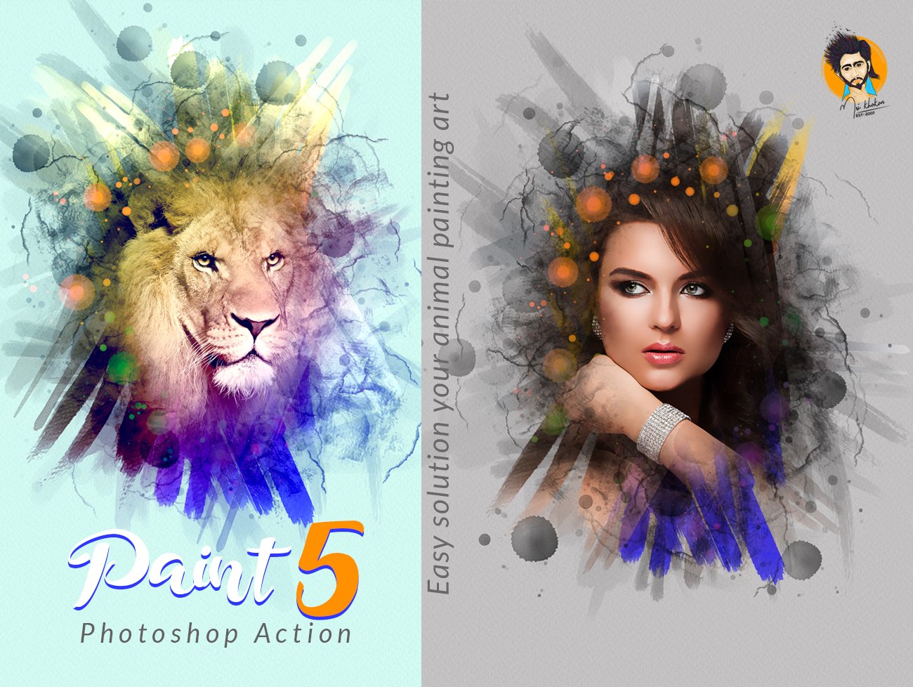 Paint Photoshop Action 5cover image.