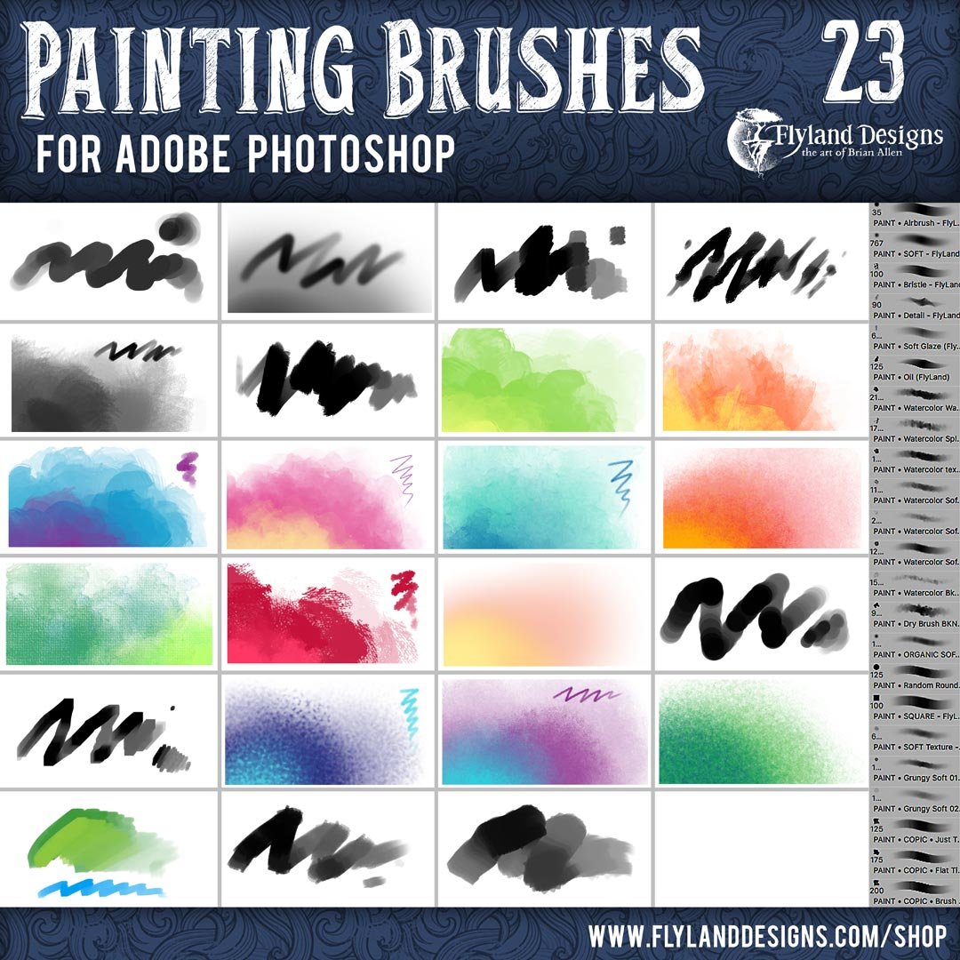 paint photoshop brushes 901
