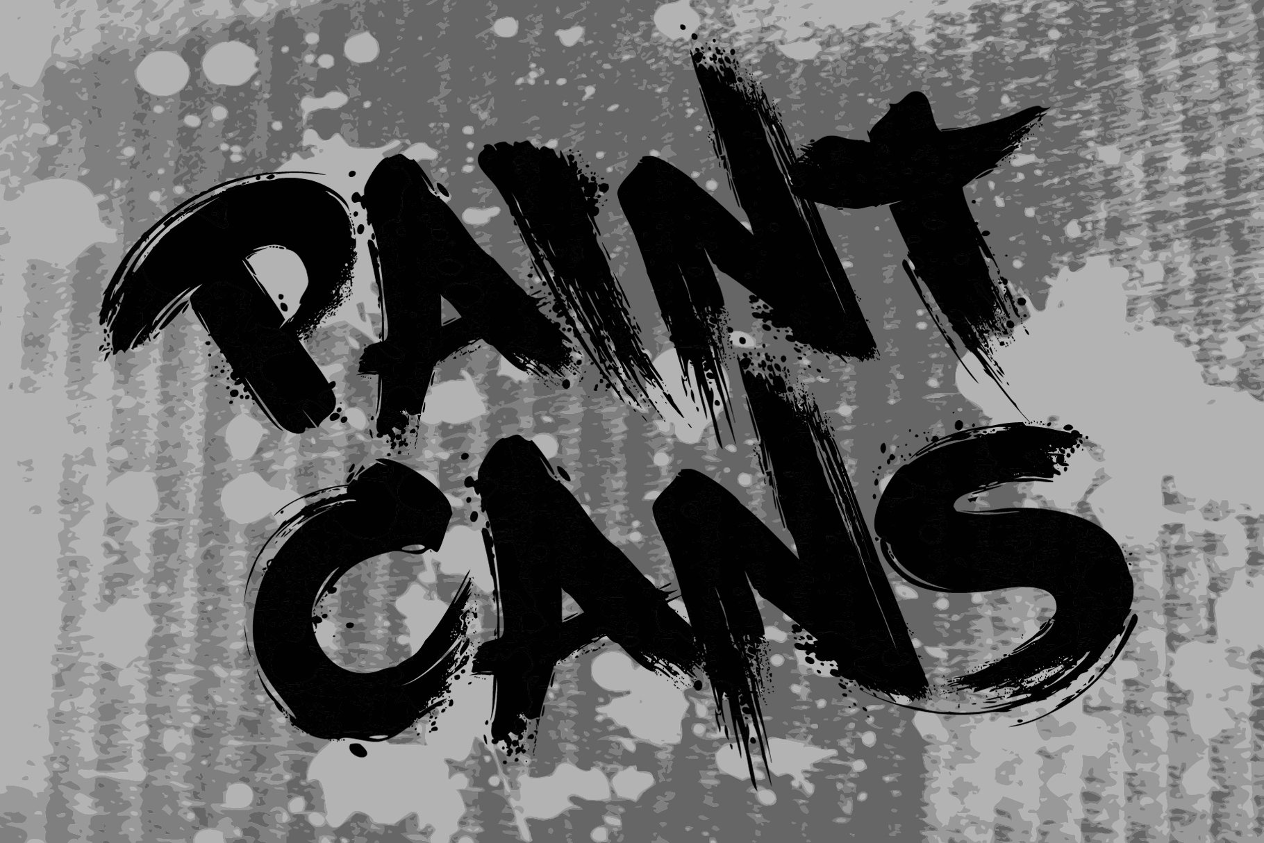 Graffiti Fonts | PaintCans preview image.