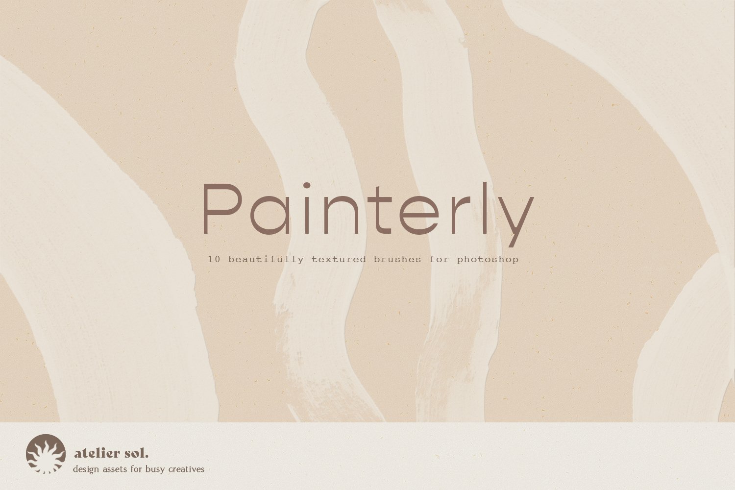 PAINTERLY | Photoshop Brushescover image.