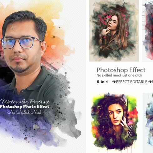 Painting Photo Effect Templatecover image.