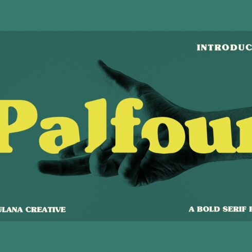 Palfour Bold Serif Font cover image.