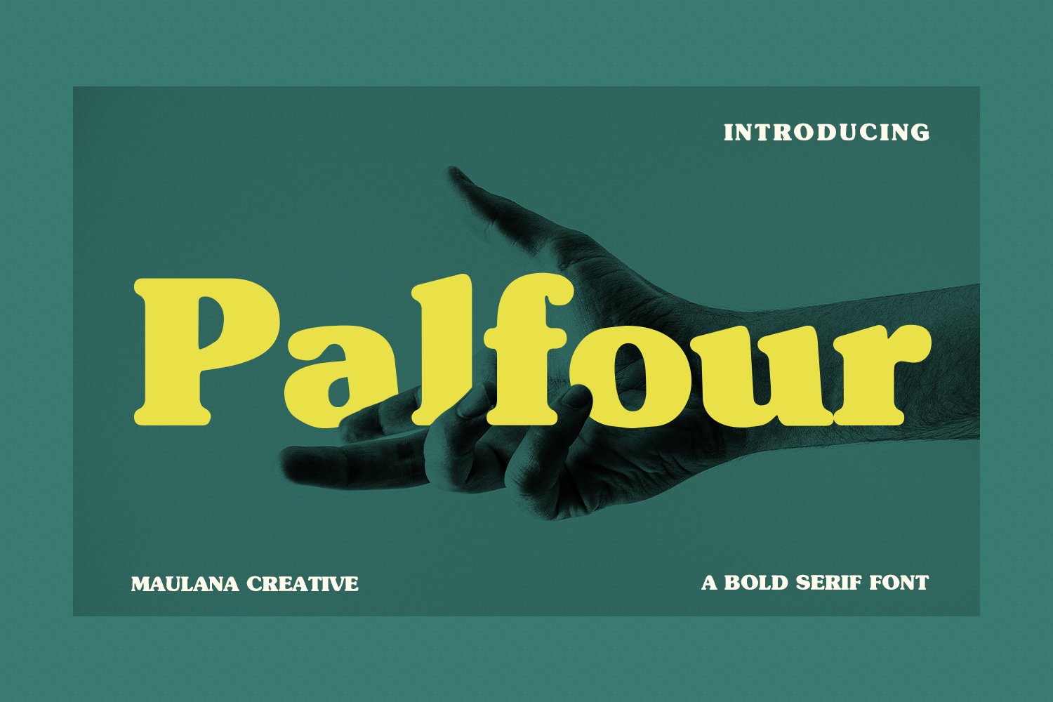 Palfour Bold Serif Font cover image.