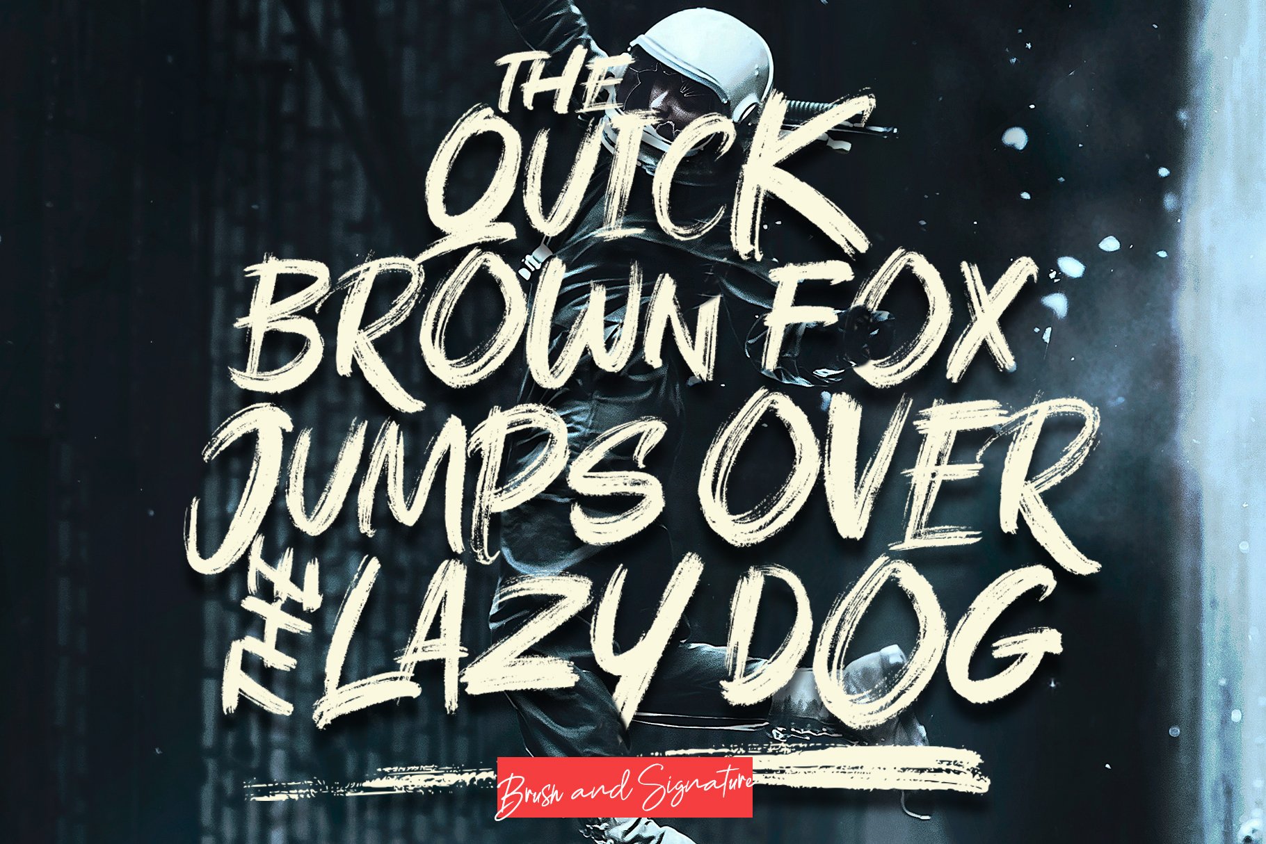 Rushink Font Duo | Brush & Signature preview image.