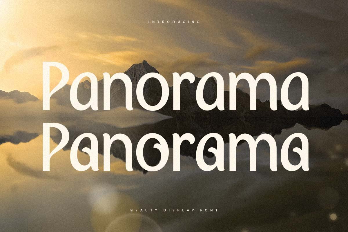 Panorama - Beauty Display Fontcover image.