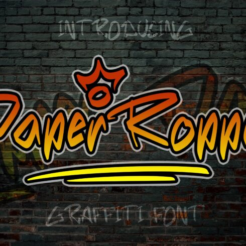 Paper Ropped - Graffiti Font cover image.