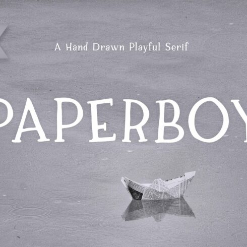 Paperboy | A Hand Drawn Serif cover image.